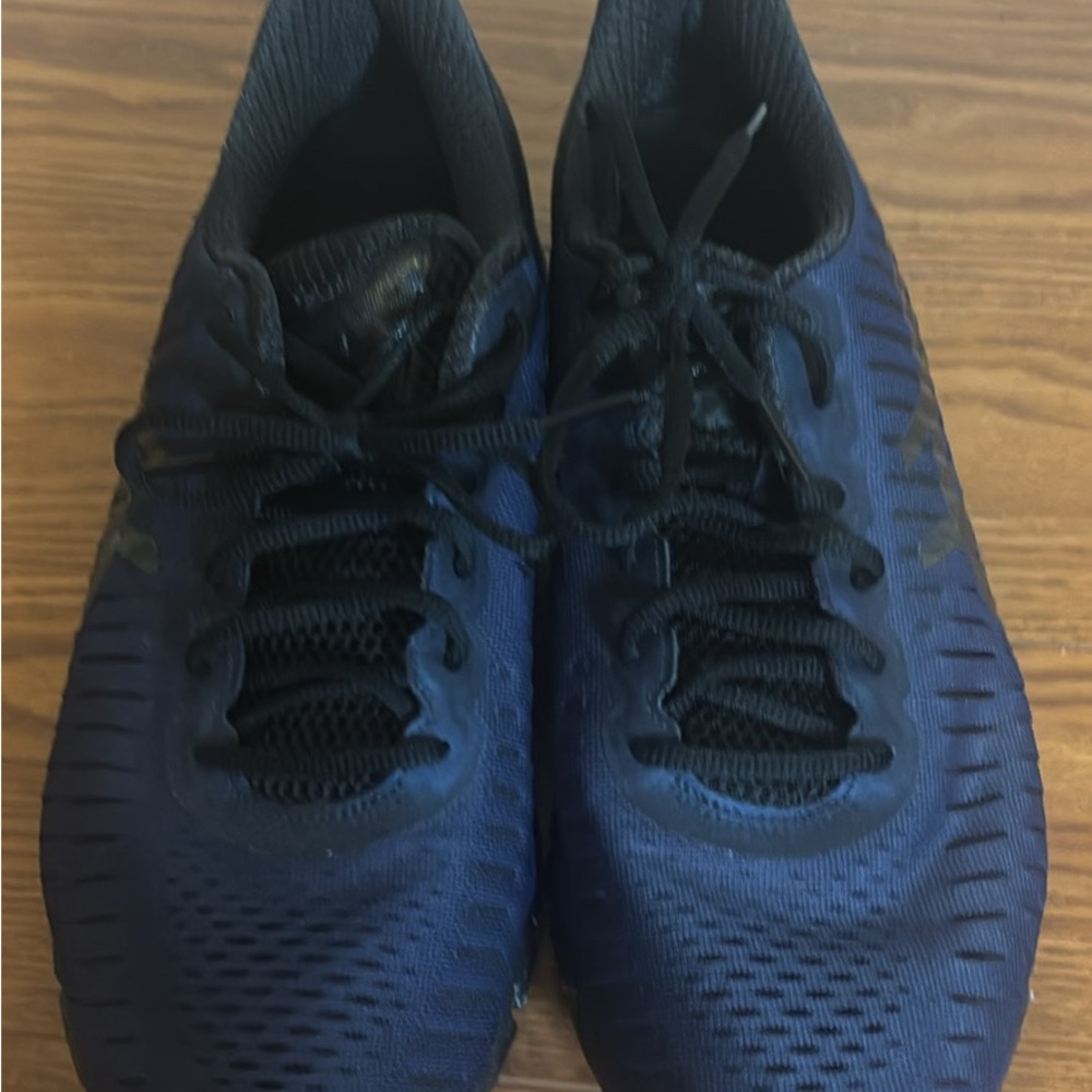 Asics Men's Navy and Black Athletic Shoes